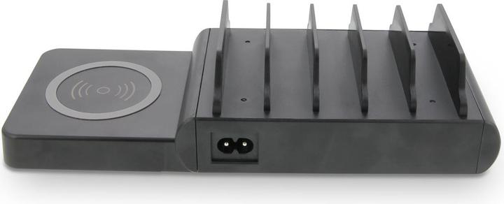 Produktbild LMP DuoCharge 5+1 Port,GaN charging station Qi2 charging pad (150 W)