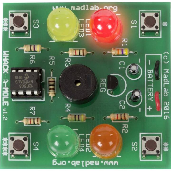 Produktbild Whadda Bausatz Madlab Schlag den Maulwurf
