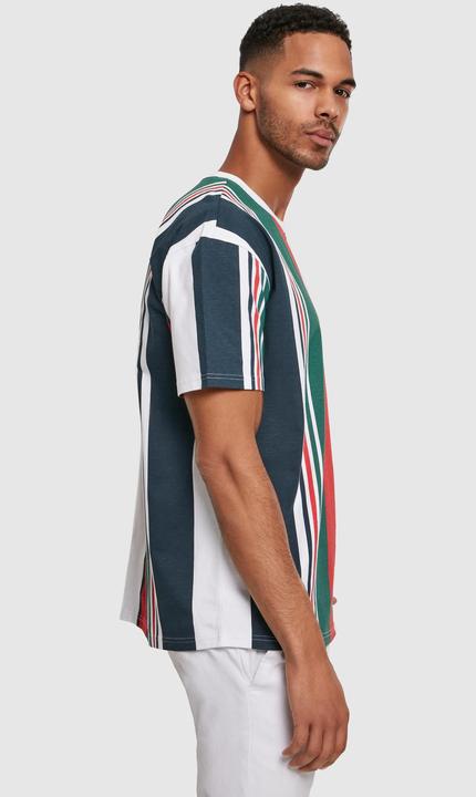 Actual product image Urban Classics Heavy Oversized Big AOP Stripe Tee (M)