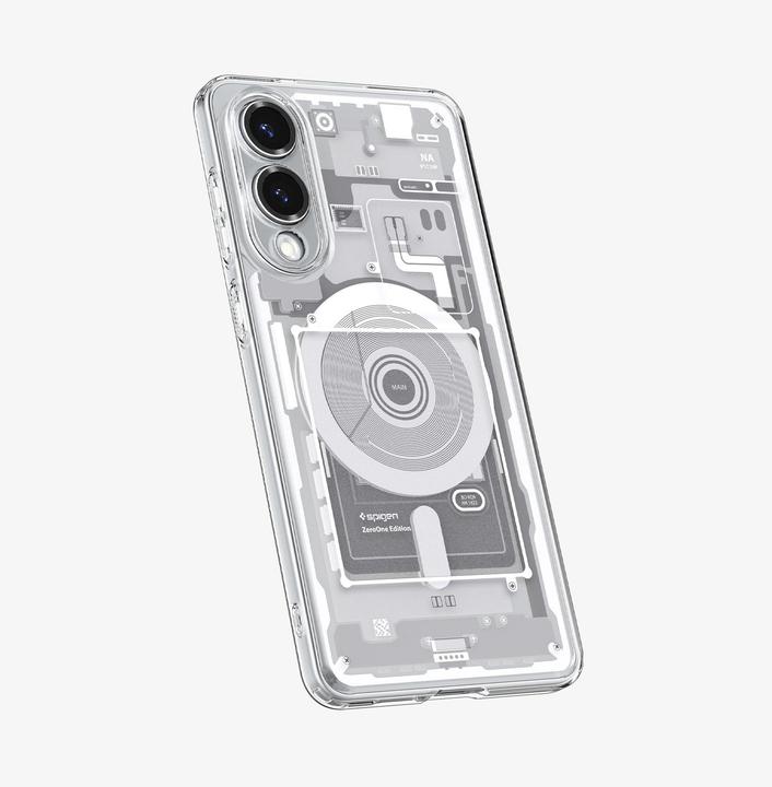 Actual product image Spigen - Ultra Hybrid Zero One MagSafe - Samsung Galaxy S25 Edge - White (Samsung Galaxy S25 Edge)