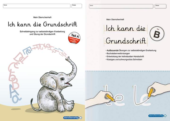 Produktbild Ich kann die Grundschrift Teil A und Teil B (Deutsch, Katrin Langhans, 2022)