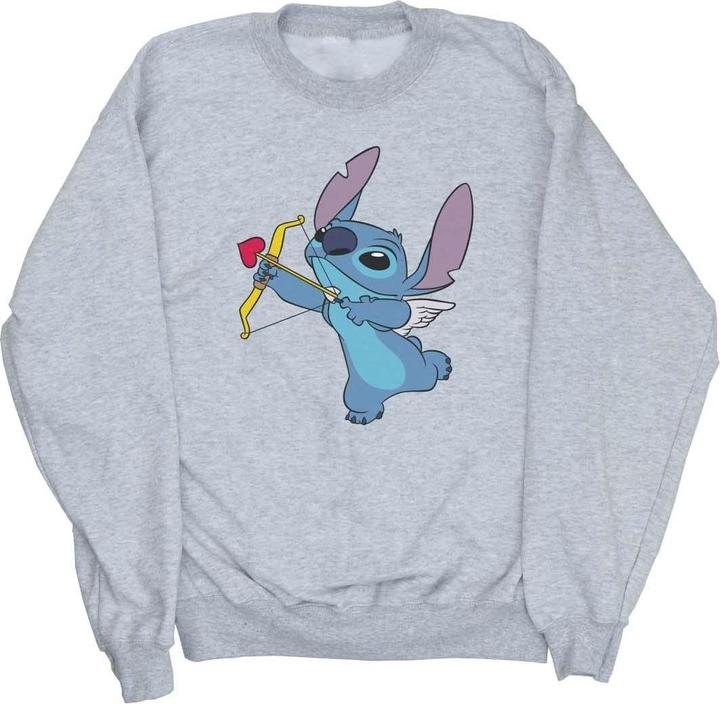 Disney Lilo And Stitch Stitch Cupid Valentines Sweatshirt