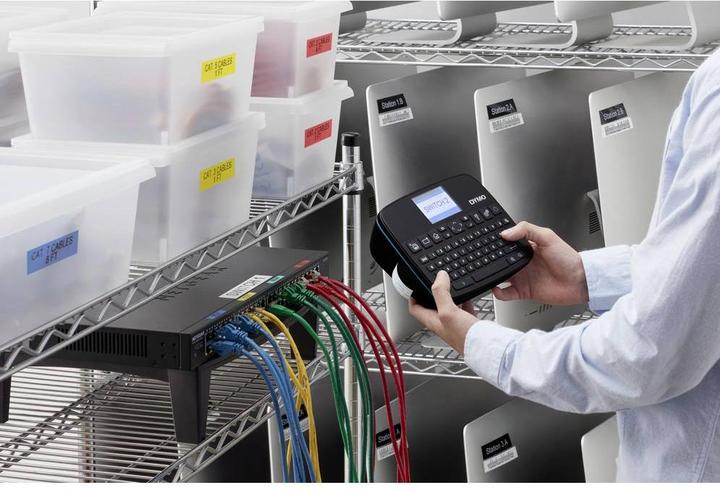 Actual product image Dymo LabelManager 640CB 6/9/12/19/24mm D1 tapes Qwertz