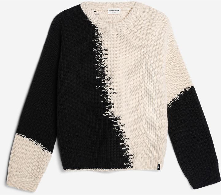 Armedangels Long Sleeve Miyaar Pullover Round Neck Black/Oat
