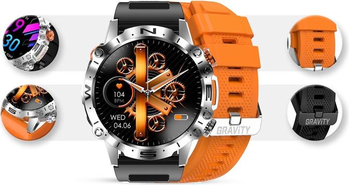 Actual product image Gravity GT20-4 Smartwatch