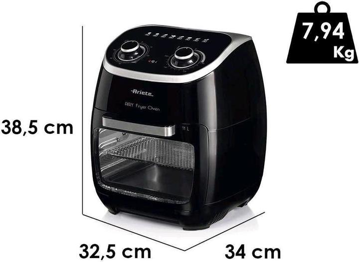 Actual product image Ariete Single stand-alone hot air fryer (CH plug)
