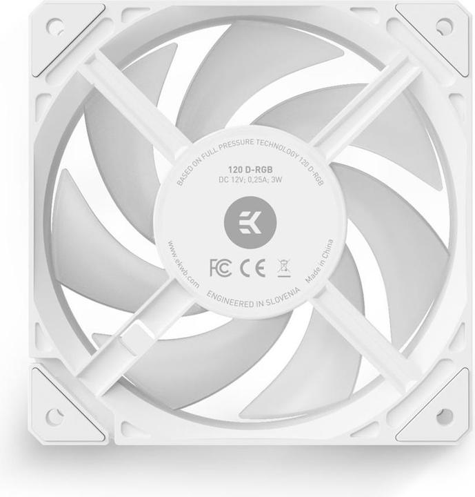 Actual product image EKWB EK Loop Fan FPT 120D-RGB 550-2300 wh 3831109898048 (120 mm, 1 x)