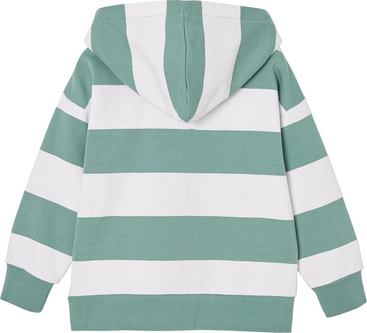Vertbaudet Gestreiftes Jungen Sweatshirt mit Kapuze