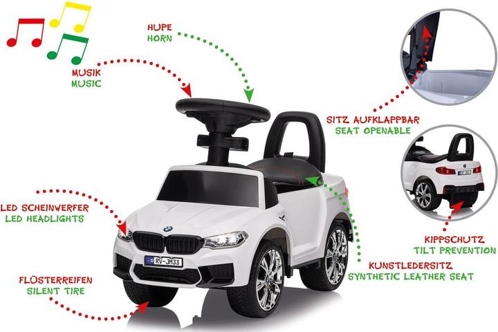 Image du produit Jamara Porteur BMW M5 blanc