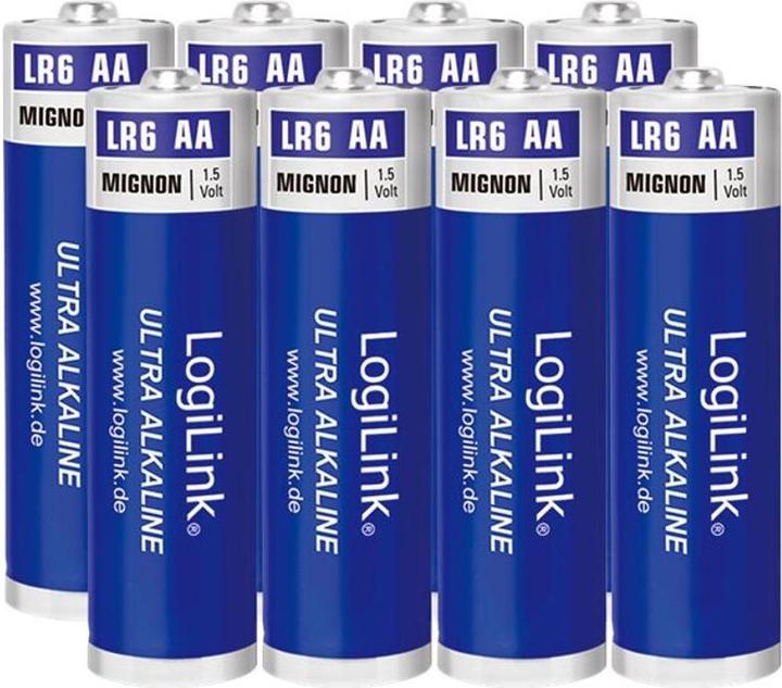 Produktbild LogiLink Ultra Power (8 Stk., AA, 1700 mAh)