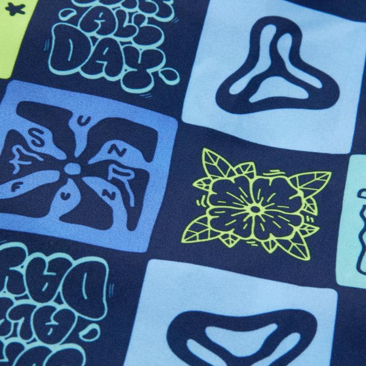 Image du produit Olaian Short de bain surf à poches Garçon - 100 Surfallday multicolore (8, 9, 10)