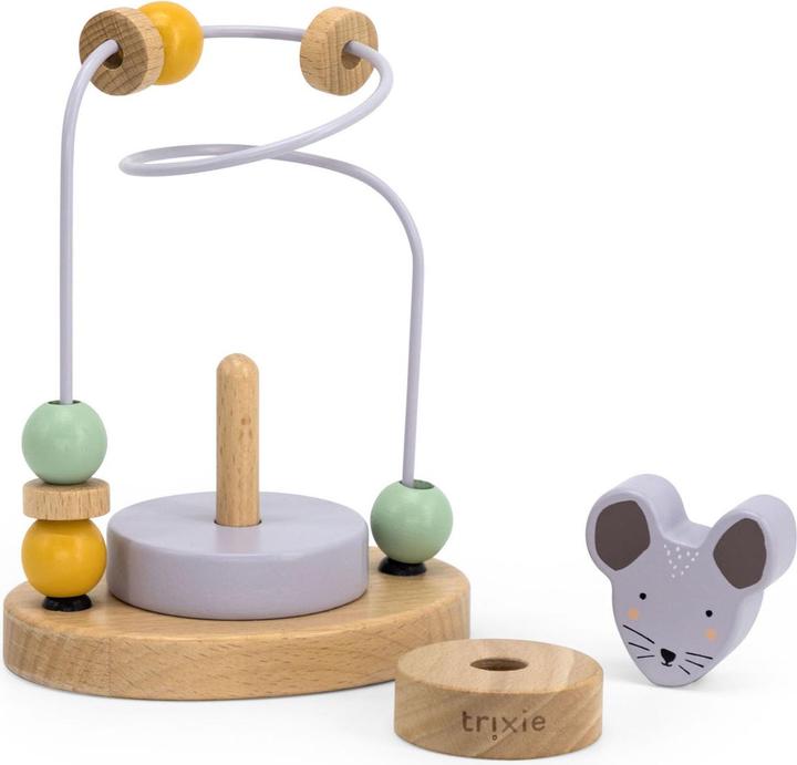 Actual product image Trixie Baby Wooden motor skills loop mouse