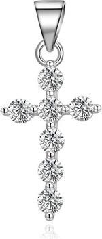 Agato Shiny silver cross pendant AGH762