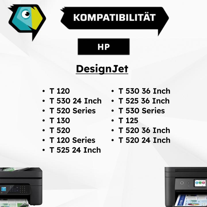 Actual product image Inkadoo Printer cartridges compatible with HP CZ130A / 711 Ink cartridge, cyan Cyan (C)