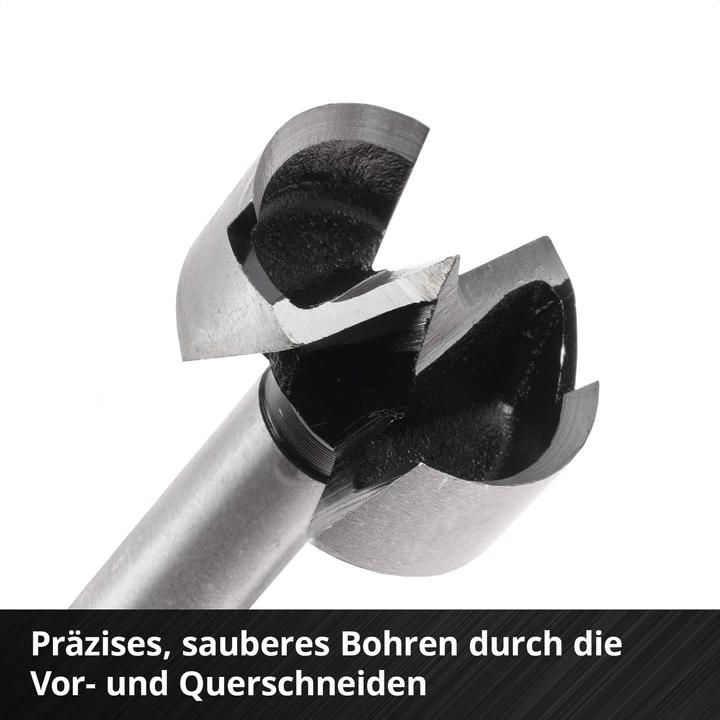 Actual product image Einhell 706003 Forstner bit set 15 mm, 20 mm, 25 mm, 30 mm, 35 mm 1 set (35 mm, 15 mm, 30 mm, 20 mm, 25 mm)