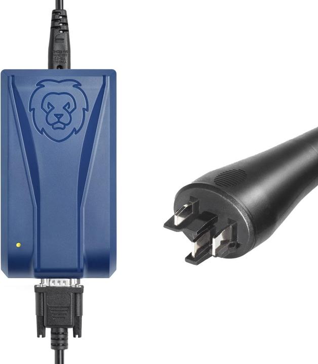 Immagine prodotto Lion Caricabatterie da viaggio one4all per e-bike e e-scooter 36 V (900 Wh, Caricabatterie per biciclette elettriche)