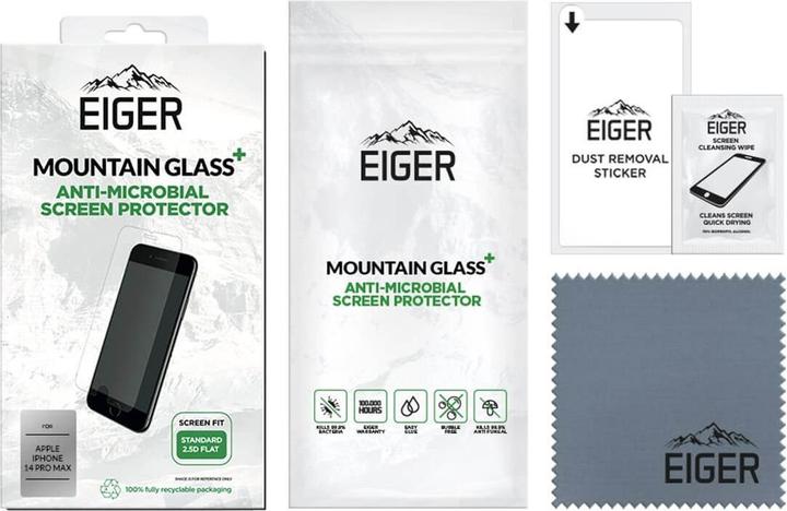 Immagine prodotto Eiger Mountain Glass+ (1 Pezzo/i, Apple iPhone 14 Pro Max)