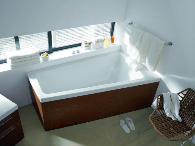 Actual product image Duravit Neck pillow polyurethane white (5.50 cm, 30 cm)