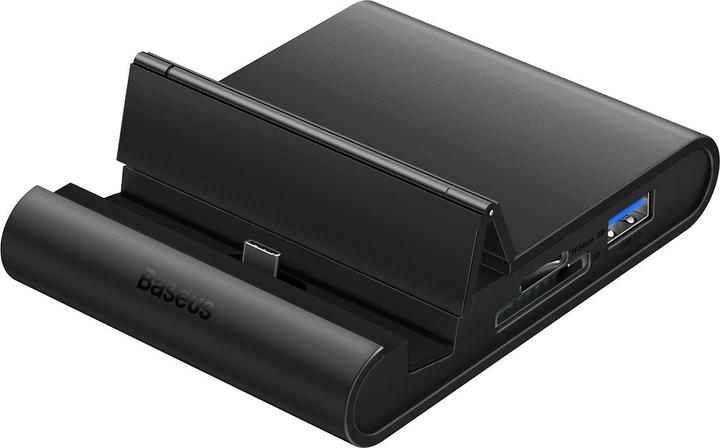 Produktbild Baseus Mate Docking Type-C Mobile Phone Intelligent HUB Docking Station Pro Black (USB-C)