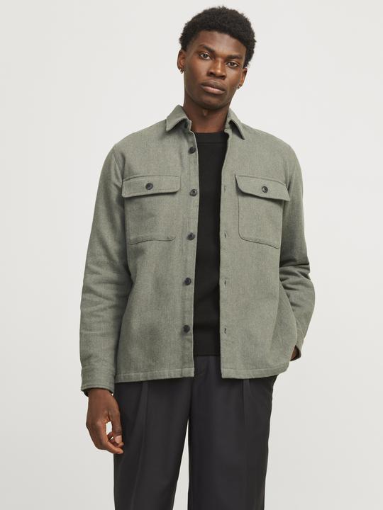 Actual product image Jack & Jones Jprraymond Melange Solid Ls Overshirt Sn (XXL)