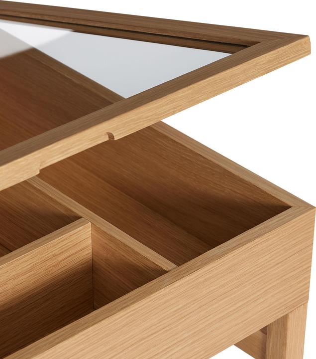 Image du produit Hübsch Table basse Glitz Naturelle (60 x 60 x 45 cm)