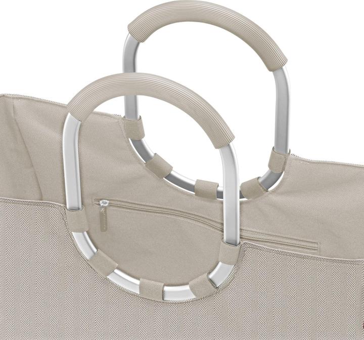 Actual product image reisenthel Shopping basket Loopshopper L Herringbone Sand