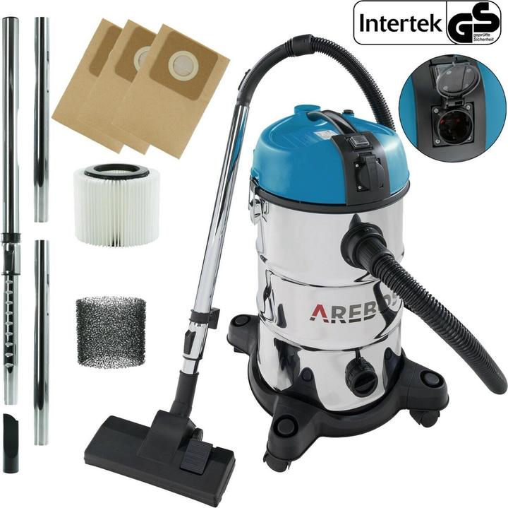Actual product image Arebos Industrial vacuum cleaner 5IN1 - 30 L Blue (Wet dry vacuum cleaner)