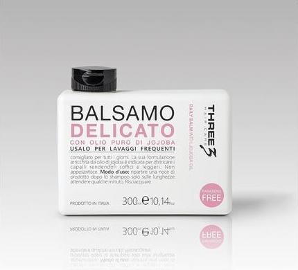 Actual product image faipa THREE3 Delicate Balsam Conditioner for Daily Use with Jojoba Oil and Paraben-Free 300ml (300 ml)