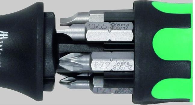 Produktbild Wera Wechselklingen-Sortiment, Kraftform Kompakt 28 SB (Schlitzschrauben)