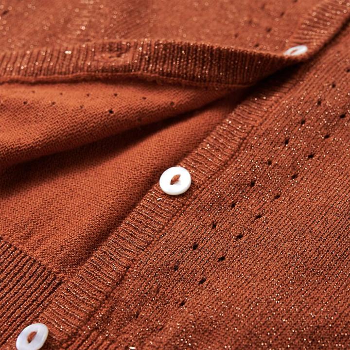 Immagine prodotto VidaXL Cardigan da bambino cognac 128,Materiale: 97% cotone. 3 (128)