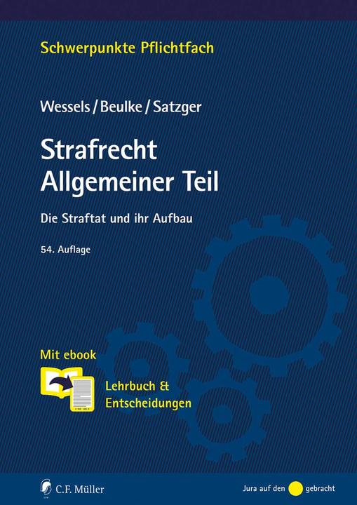 Produktbild Strafrecht Allgemeiner Teil (Deutsch, Werner Beulke, Johannes Wessels †, Helmut Satzger, 2024)