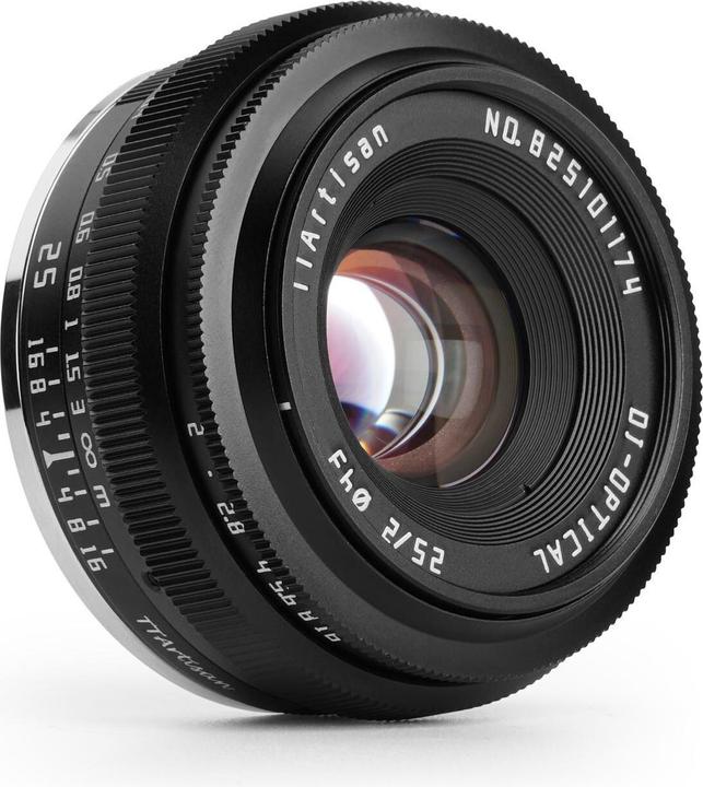 Produktbild TTArtisan 25mm f/2 für MFT (Micro Four Thirds, APS-C / DX)