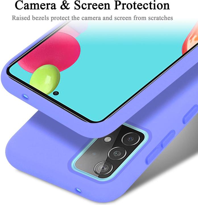 Productafbeelding Cadorabo TPU Liquid Silicone Case Cover (Samsung Galaxy A52 5G)