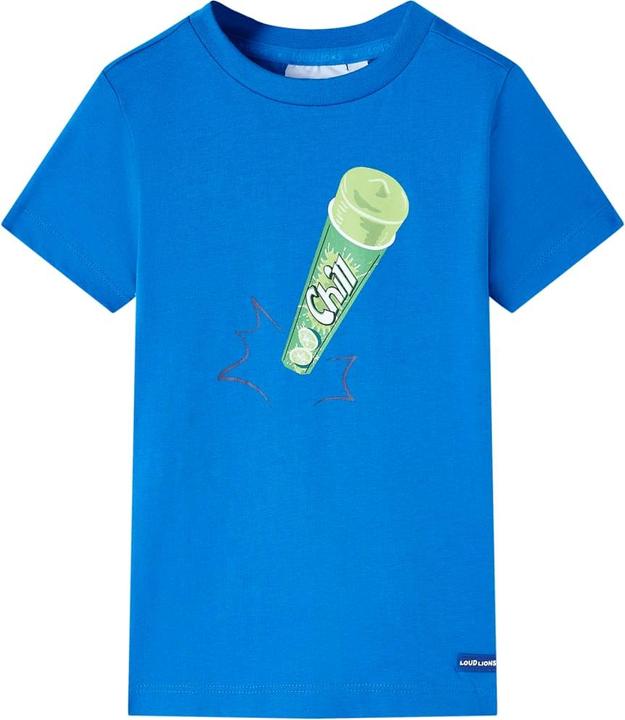 VidaXL Kinder-T-Shirt Hellblau 140,Material: 100 % Baumwolle,Farbe (140)