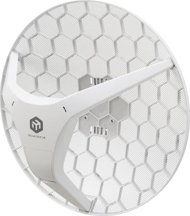 Actual product image MikroTik WLAN-Bridge LHG 5 axD, mounting: mast, power supply (1200 Mbit/s)