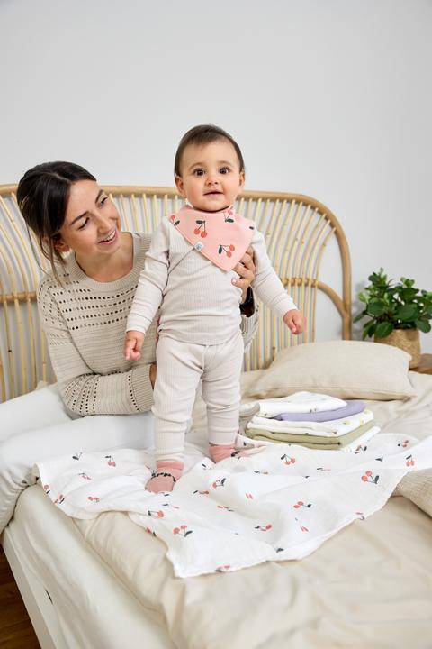 Actual product image Lässig Mullwindeln & Mulltücher Mulltuch 3er Pack Heavenly Soft Swaddle L (80 cm, 80 cm)