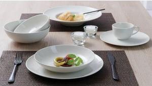 Actual product image Ritzenhoff & Breker Deep dinner plate CASABLANCA, 205 mm made of porcelain, dishwasher-safe, diameter: 205 mm (6 x, 20.50 cm)