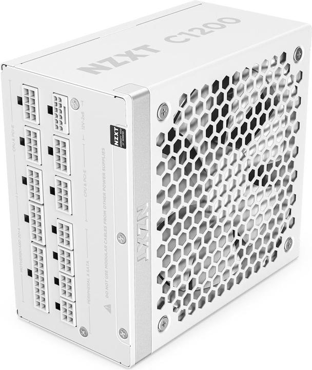 Actual product image NZXT C1200 Gold ATX 3.1 white | 1200W PC power supply unit (1200 W)