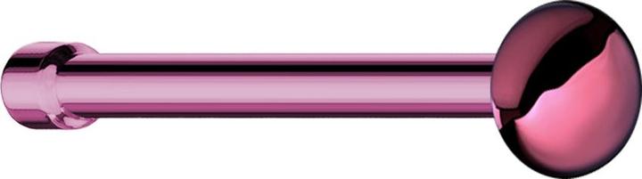 Star Piercing Nasenstecker gerade mit Kuppel violett (ohne Messing, Chirurgenstahl 316L)