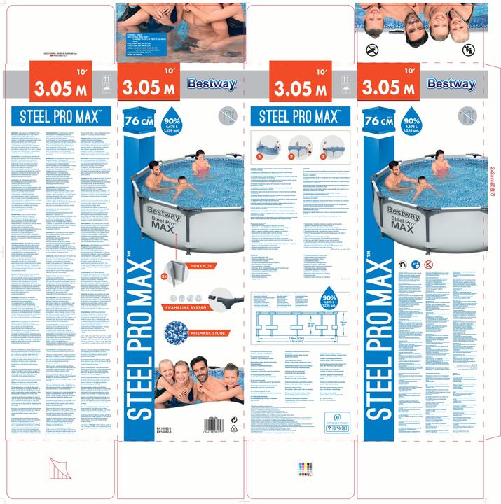 Image du produit Bestway Piscine Steel Pro Max 305x76cm (ø 305 x 75 cm)
