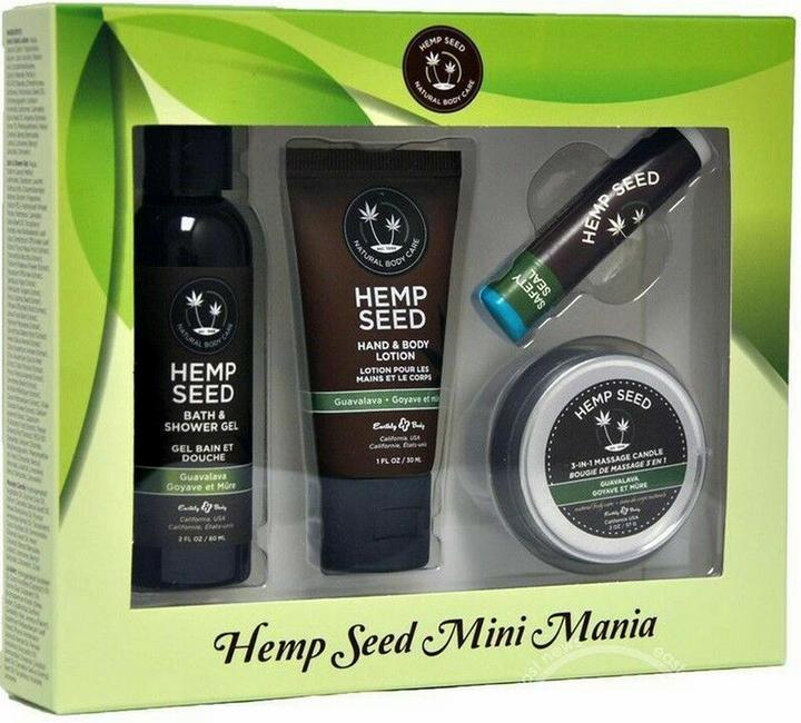 Earthly Body Hemp Seed Mini Mania Travelset - Guavalava