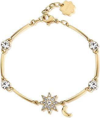 Brosway Timeless Gold Plated Bracelet Star With Chakra Crystals