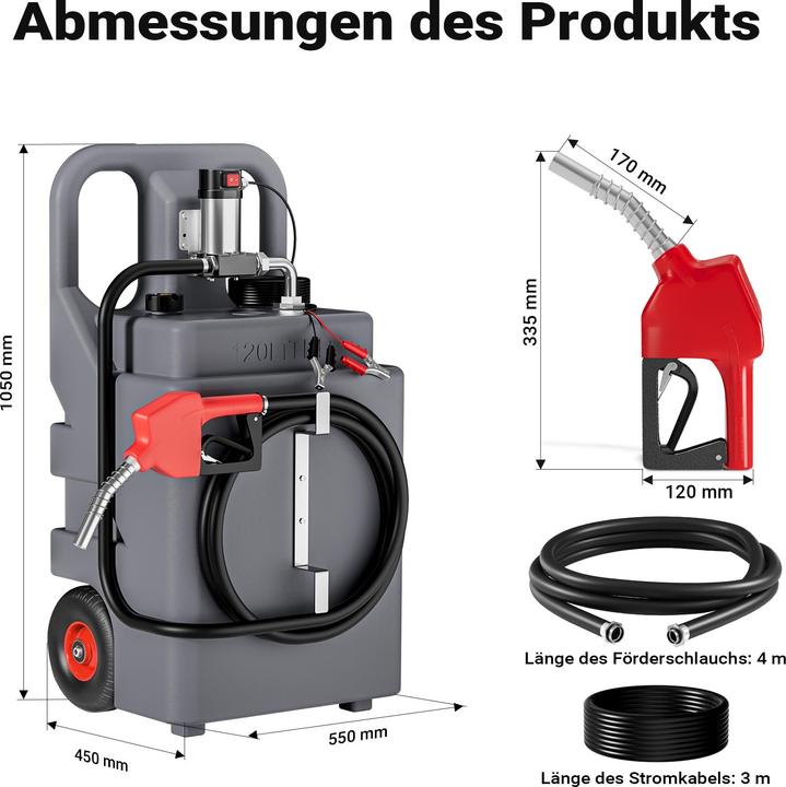 Actual product image Wiltec Mobile refuelling system
