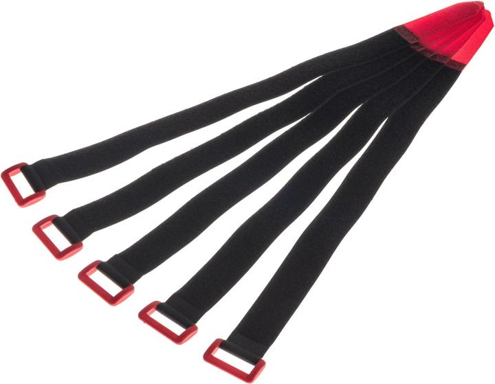 Produktbild Fastech FAST-VSTRAp, schwarz, 25x360mm (Klettkabelbinder, 360 mm, 5 Stk.)