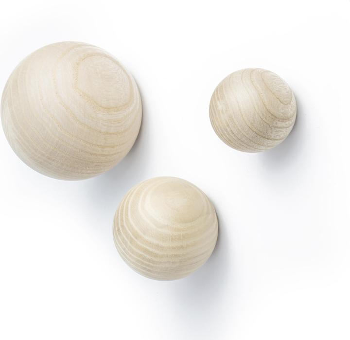 kommod Set de 3 patères sphériques