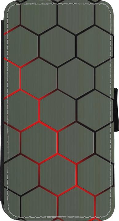 Image du produit PhoneLook Coque Wallet noir Geometric Line red (Apple iPhone XR)