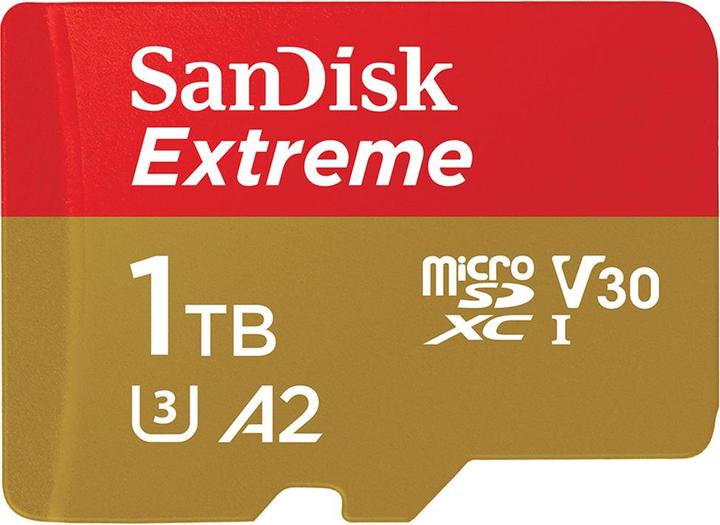 Image du produit SanDisk Extreme microSD A2 (1000 Go, microSDXC, U3, UHS-I)