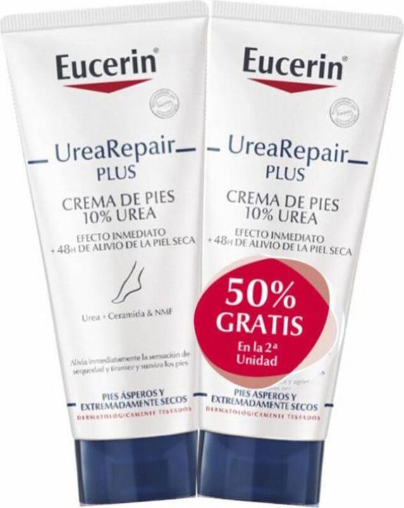 Image du produit Eucerin Urearepair Plus crème pour les pieds 2x100ml (Bain de pieds, 200 ml)