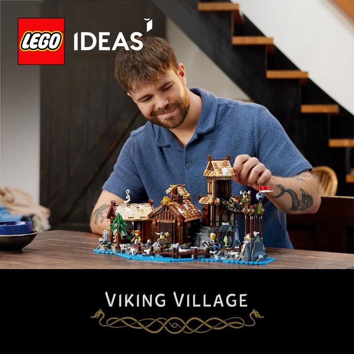 Produktbild LEGO Wikingerdorf (21343, LEGO Ideas, LEGO Seltene Sets)