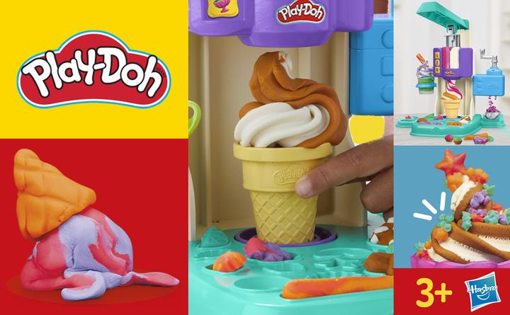 Actual product image Play-Doh Colourful Rainbow Ice Cream Maker